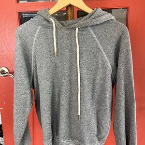 The Great. The Shrunken Hoodie in Varsity Grey Size 2 Medium